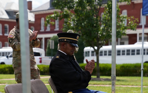 Sgt. Maj. Kiel Cariño's promotion ceremony, July 31, 2026