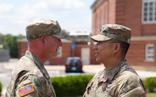 Sgt. Maj. Kiel Cariño's promotion ceremony, July 31, 2026