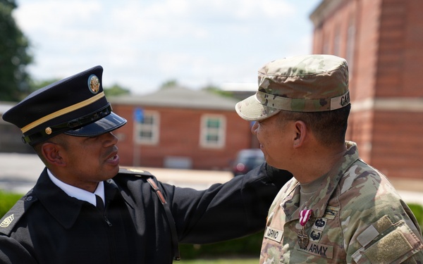 Sgt. Maj. Kiel Cariño's promotion ceremony, July 31, 2026