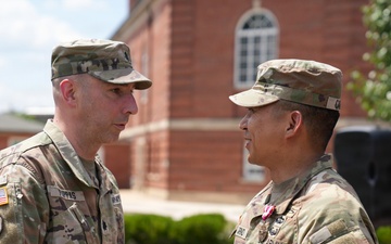 Sgt. Maj. Kiel Cariño's promotion ceremony, July 31, 2026
