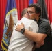 Navy Captain administers Oath of Enlistment for Son on Last Day of Navy Career