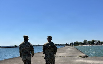 Commander Visits Great Sodus Bay Navigation Projects During AOR Tour