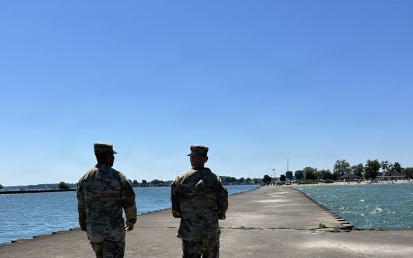 Commander Visits Great Sodus Bay Navigation Projects During AOR Tour