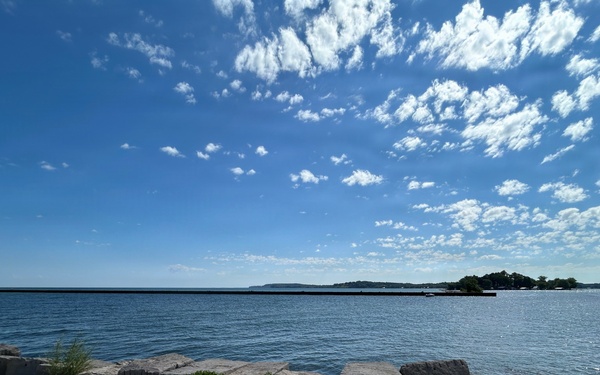 Commander Visits Great Sodus Bay Navigation Projects During AOR Tour