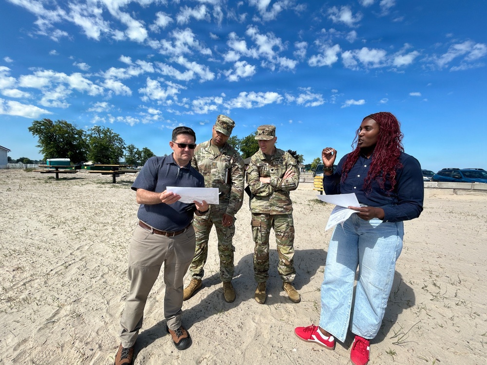 Commander Visits Great Sodus Bay Navigation Projects During AOR Tour