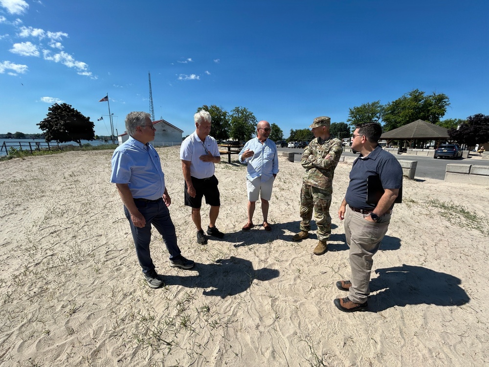 Commander Visits Great Sodus Bay Navigation Projects During AOR Tour