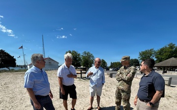 Commander Visits Great Sodus Bay Navigation Projects During AOR Tour