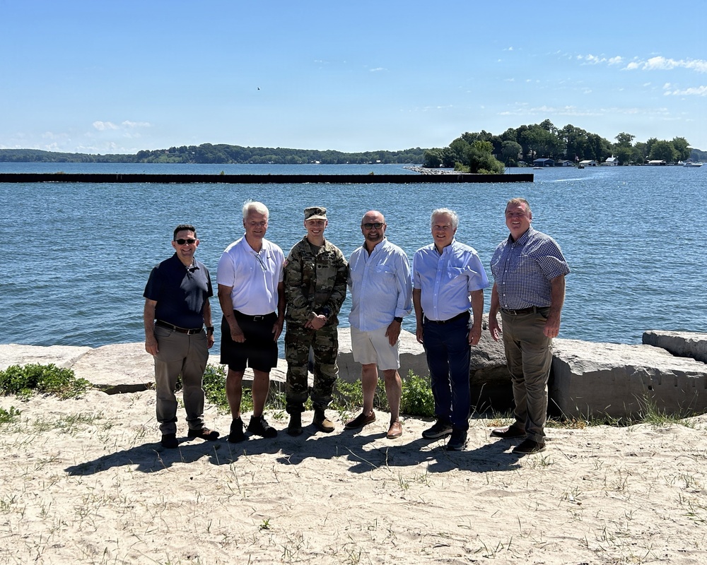 Commander Visits Great Sodus Bay Navigation Projects During AOR Tour