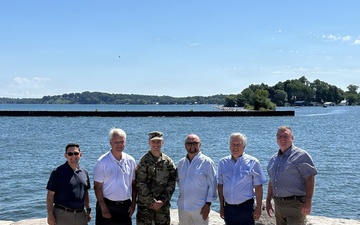 Commander Visits Great Sodus Bay Navigation Projects During AOR Tour
