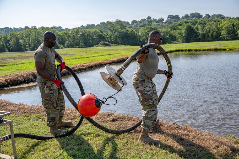 285th CES Annual Training at Ebbing ANGB