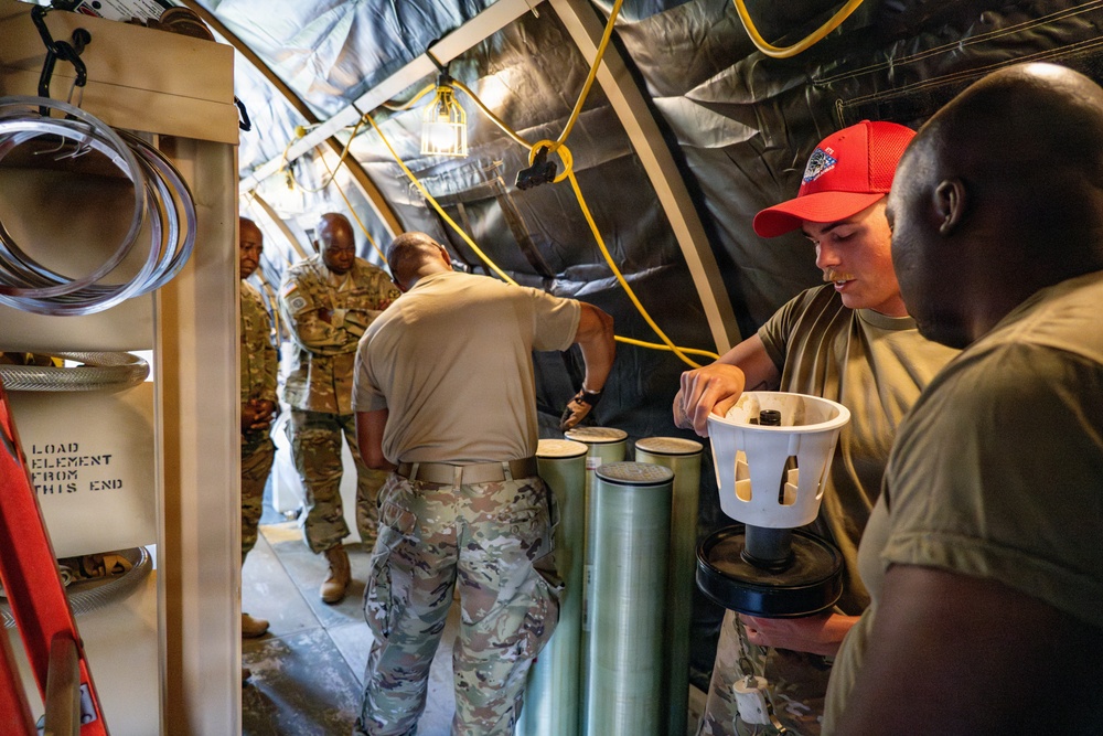 285th CES Annual Training at Ebbing ANGB
