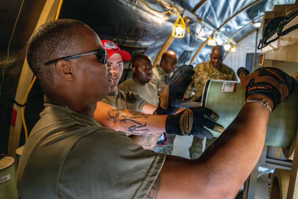 285th CES Annual Training at Ebbing ANGB