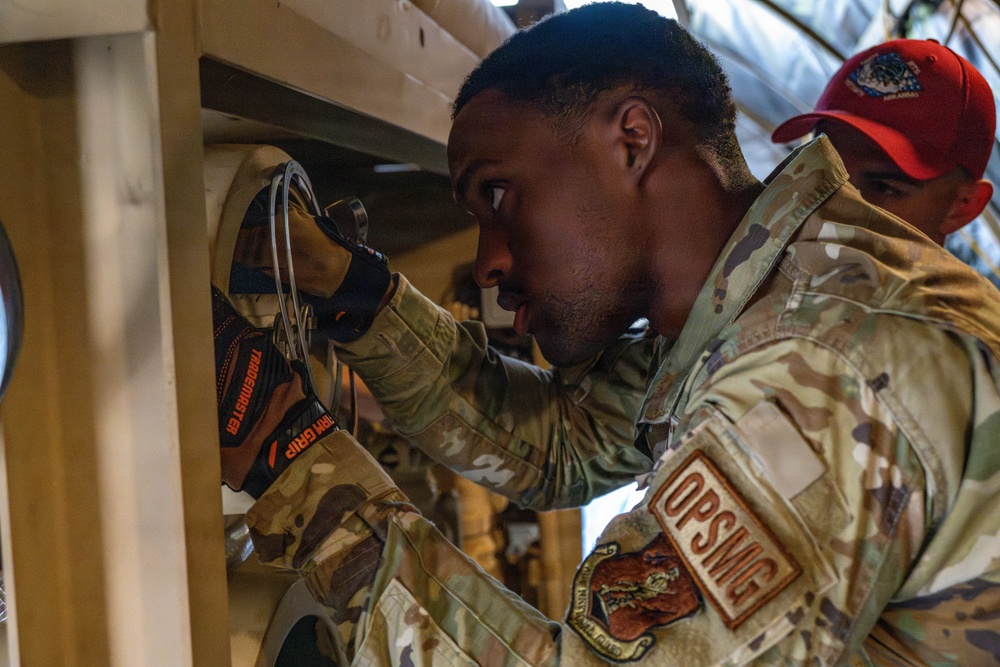 285th CES Annual Training at Ebbing ANGB