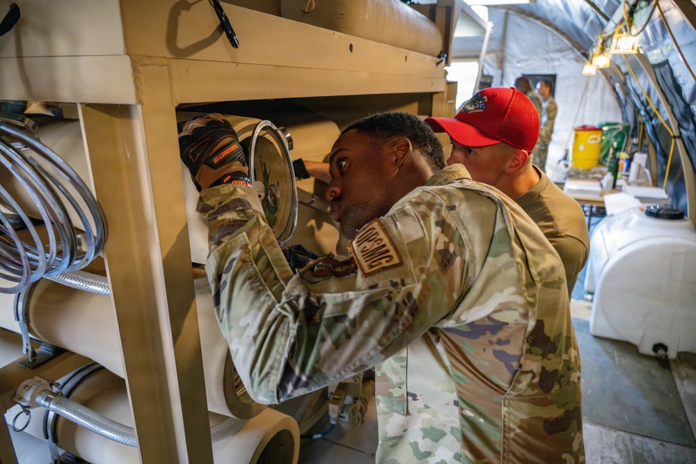 285th CES Annual Training at Ebbing ANGB