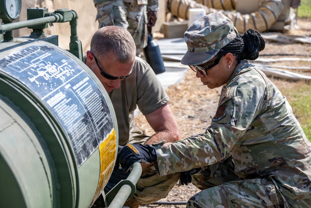 285th CES Annual Training at Ebbing ANGB