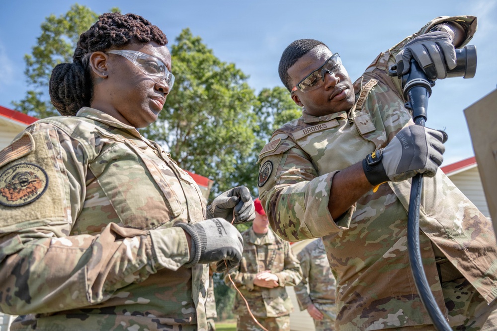 285th CES Annual Training at Ebbing ANGB
