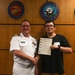 Navy Captain administers Oath of Enlistment for Son on Last Day of Navy Career
