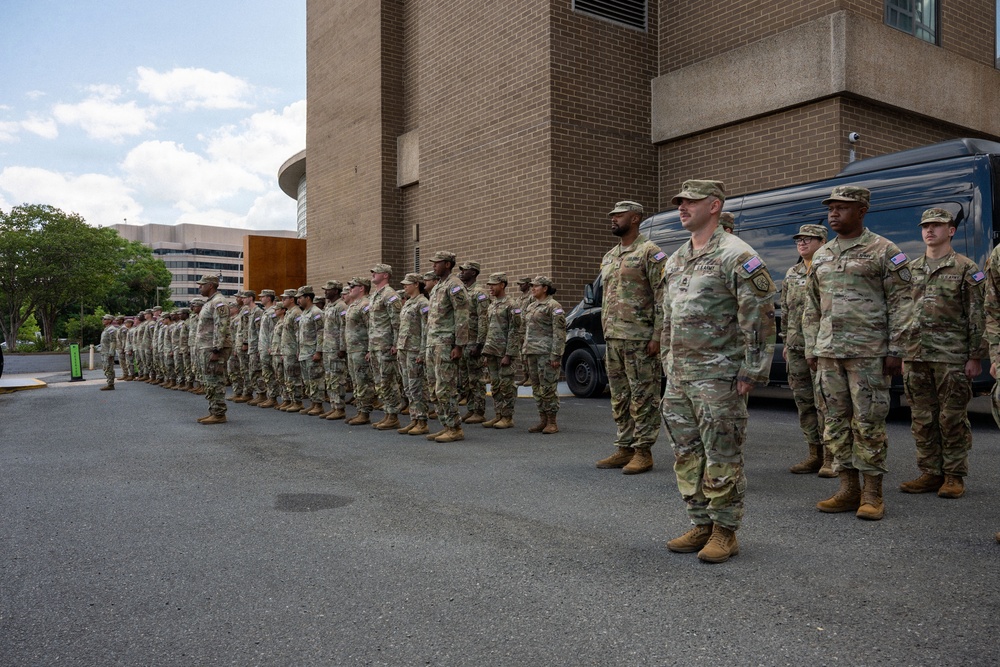 JTF-DC Georgia National Guardsmen recognized for achievements on patrol