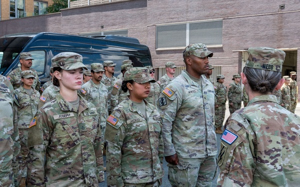 JTF-DC Georgia National Guardsmen recognized for achievements on patrol