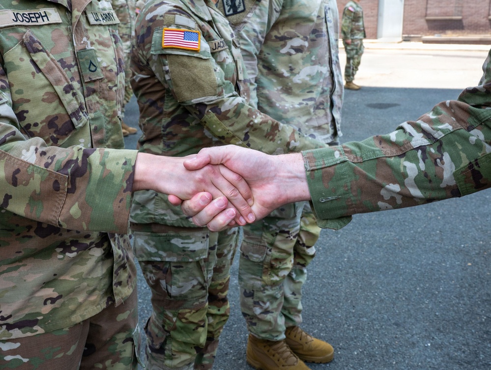 JTF-DC Georgia National Guardsmen recognized for achievements on patrol