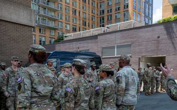 JTF-DC Georgia National Guardsmen recognized for achievements on patrol