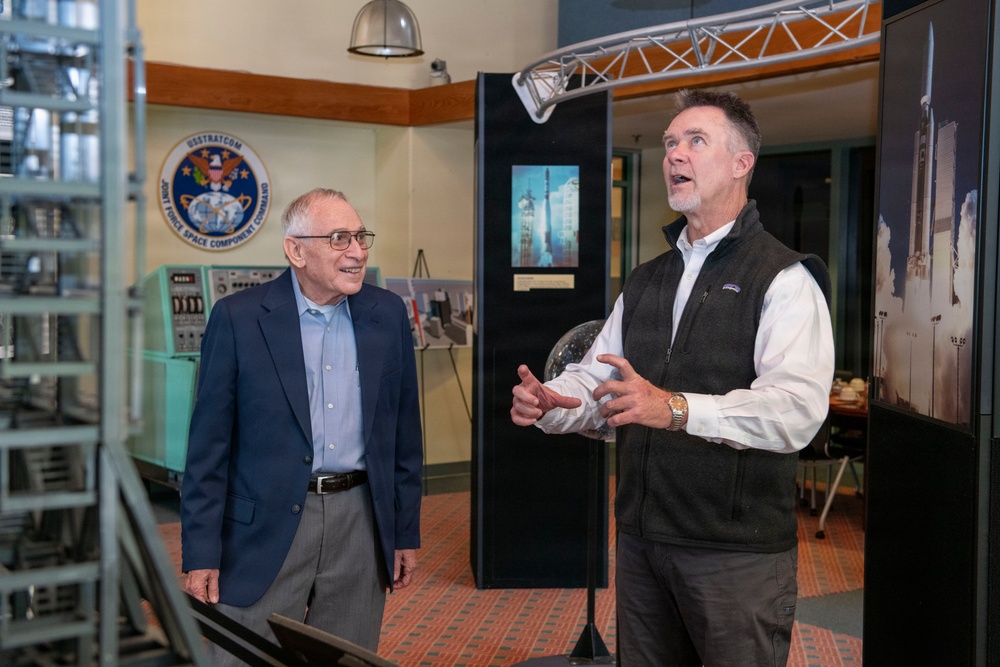 Space reconnaissance pioneers visit Vandenberg Space Force Base