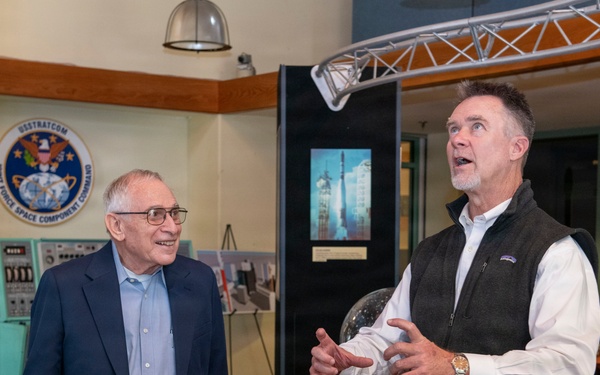 Space reconnaissance pioneers visit Vandenberg Space Force Base