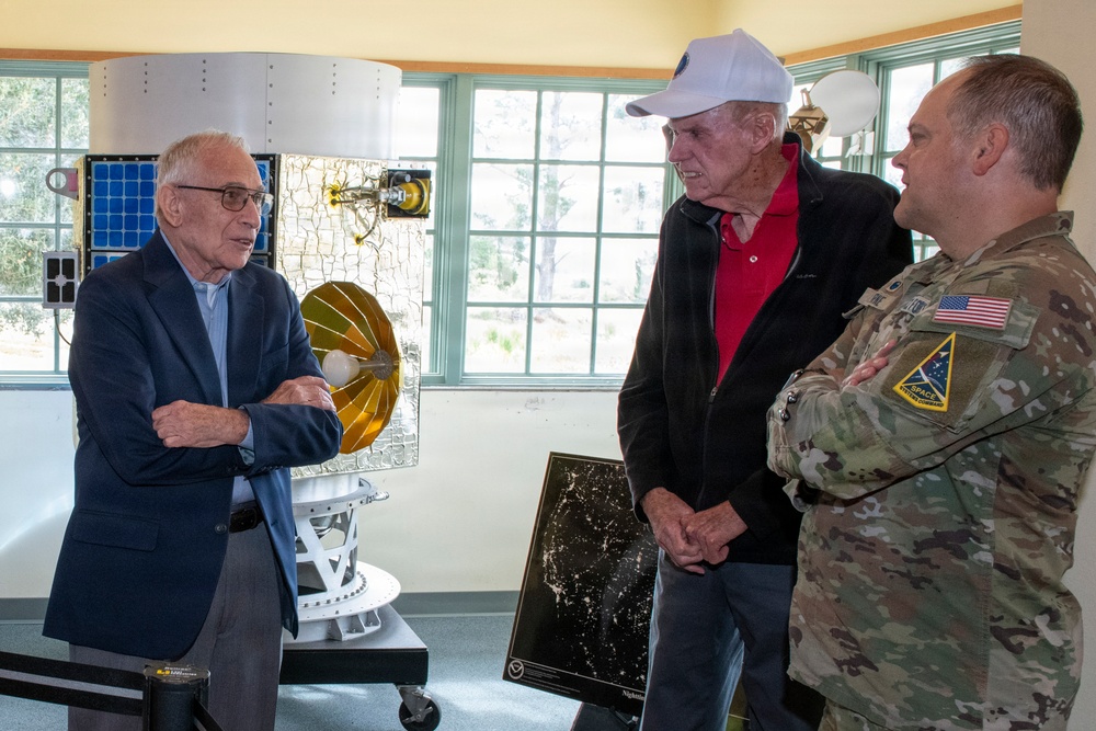 Space reconnaissance pioneers visit Vandenberg Space Force Base