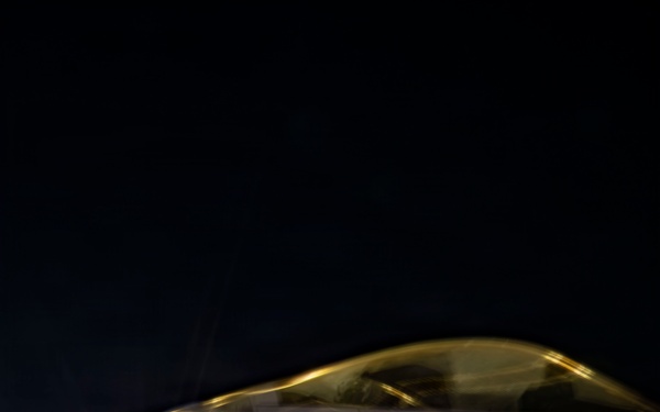 F-22 Raptor under the lights