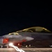 F-22 Raptor under the lights