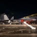 F-22 Raptor under the lights