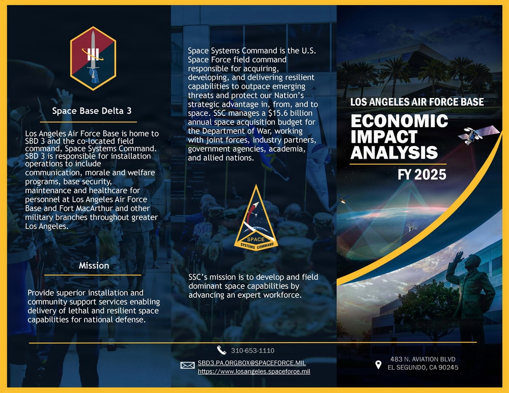 Los Angeles Air Force Base Economic Impact Assessment for Fiscal Year 2025