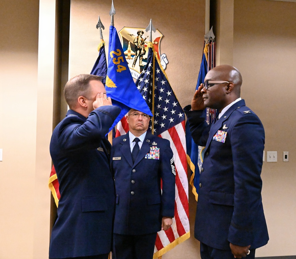 254th Combat Communications Group Welcomes Col. Jarrett P. Virgil as New Commander