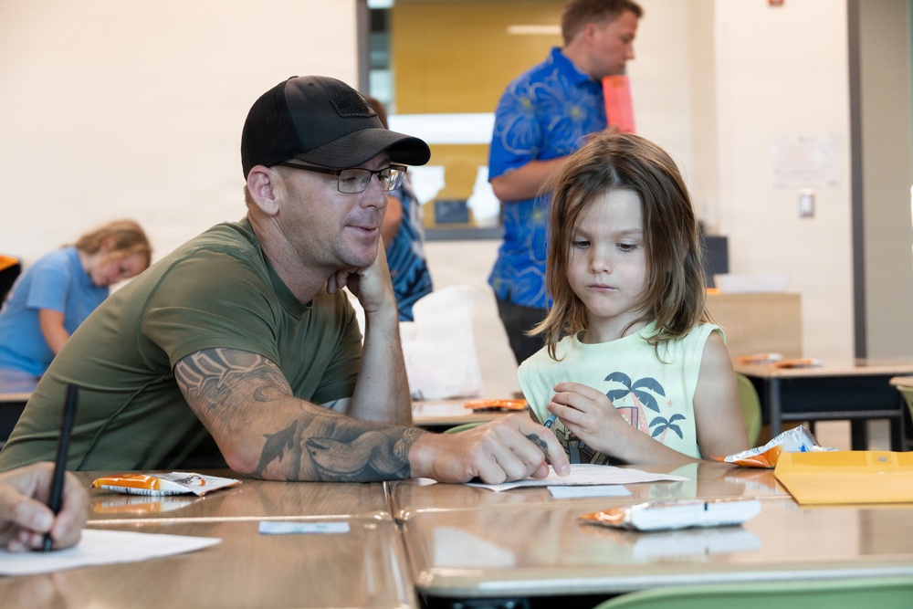 Newly-Built Mokapu Elementary School Hosts Back to School Event Aboard MCBH