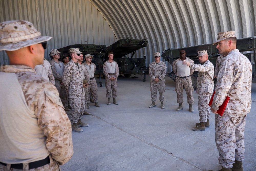 2nd MarDiv CG awards NCO and Marine of the Quarter