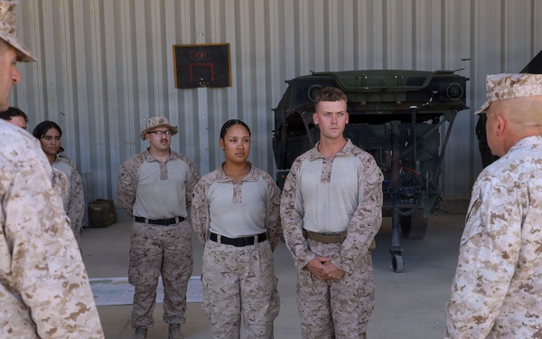 2nd MarDiv CG awards NCO and Marine of the Quarter