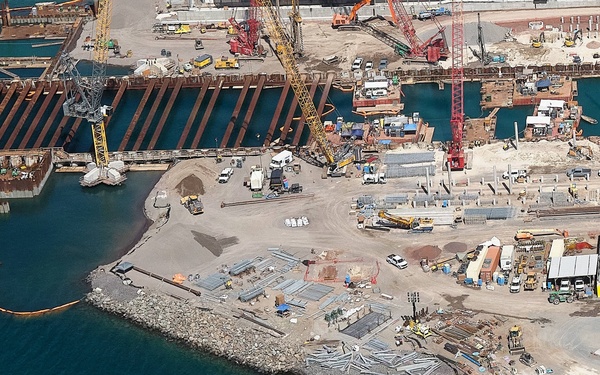 Dry Dock 5 (P-209) Aerial Construction Progress: July 2026
