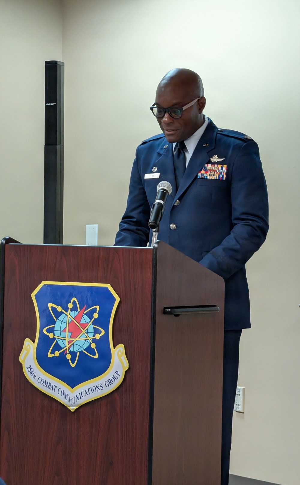 254th Combat Communications Group Welcomes Col. Jarrett P. Virgil as New Commander