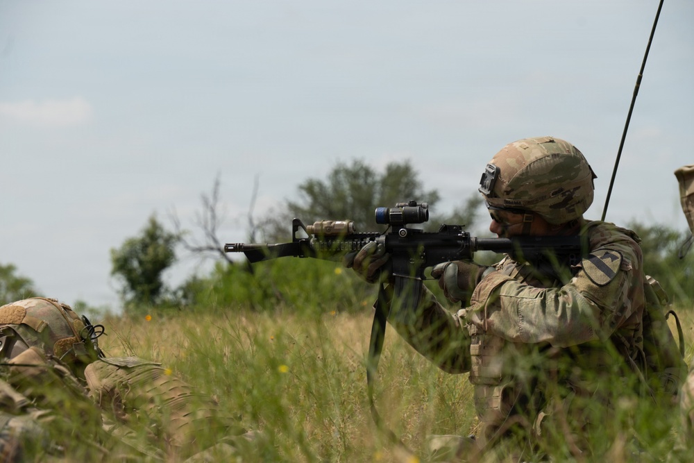 2nd Battalion, 12th Cavalry Regiment conducts squad live-fire exercise