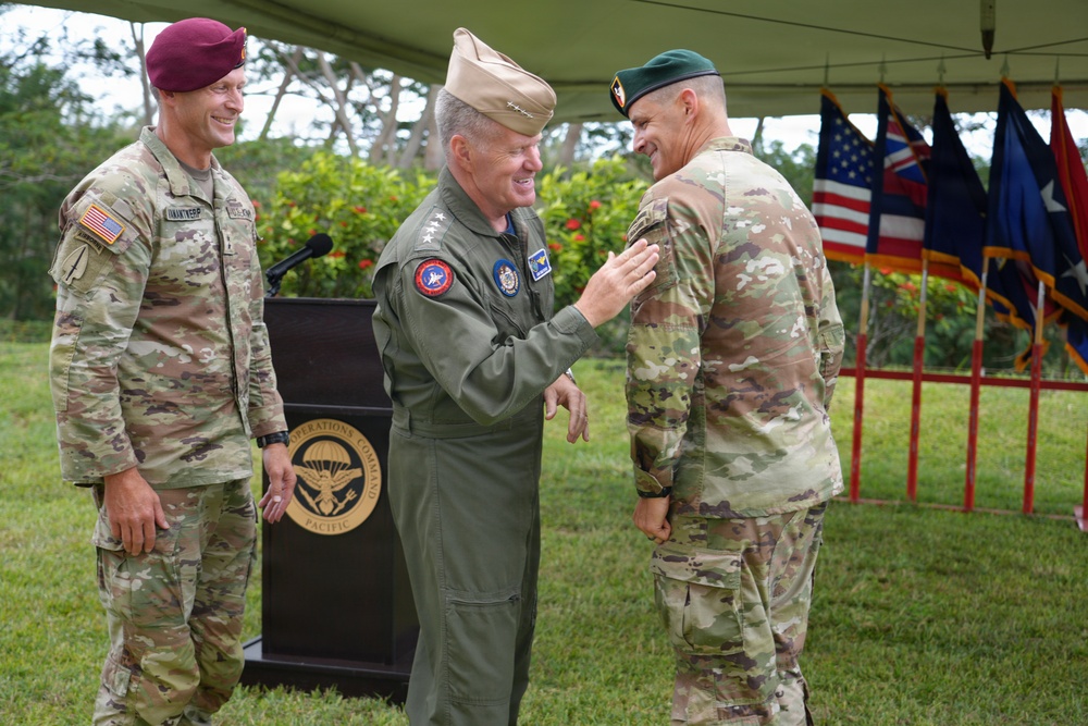 SOCPAC Change of Command