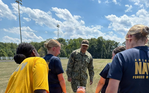 Navy Medical Team Rehearses Casualty Transport Under Senior Corpsman Guidance