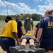 Navy Medical Team Rehearses Casualty Transport Under Senior Corpsman Guidance