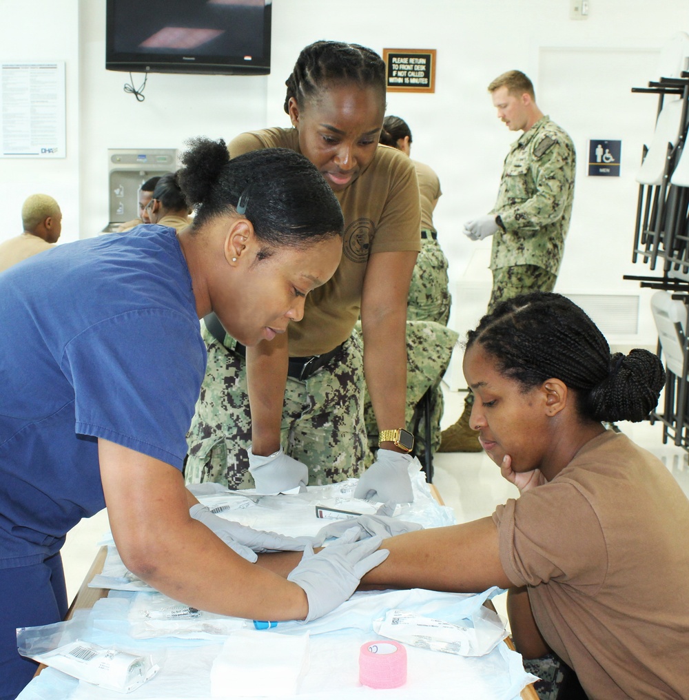 NMRTC Pax River Corpsmen Refine Clinical Skills