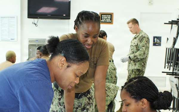 NMRTC Pax River Corpsmen Refine Clinical Skills