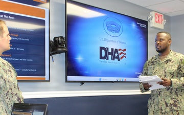 Mental Health Department Head Guides Corpsman Through Clinical Scenario