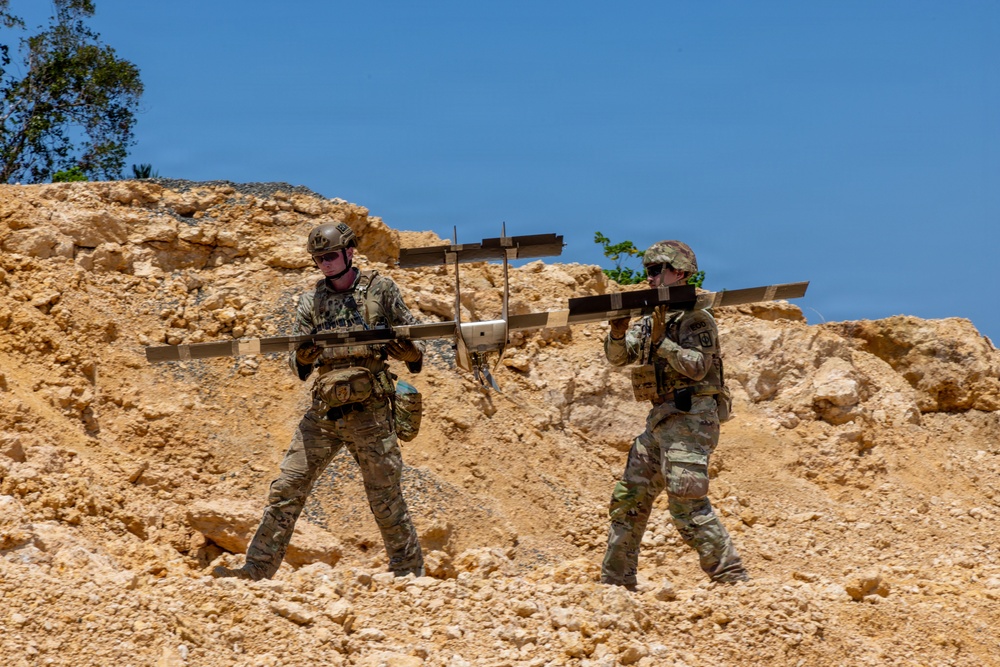303rd EOD and 728th MP Train in Palau