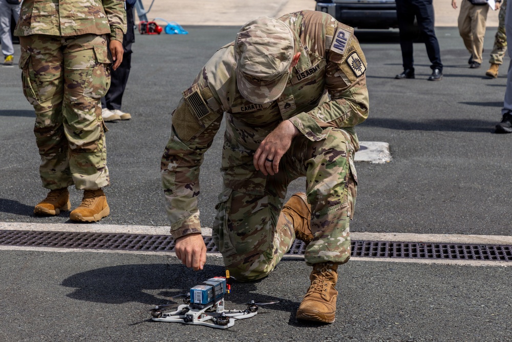 728th MP Academics and Drone Training in Palau