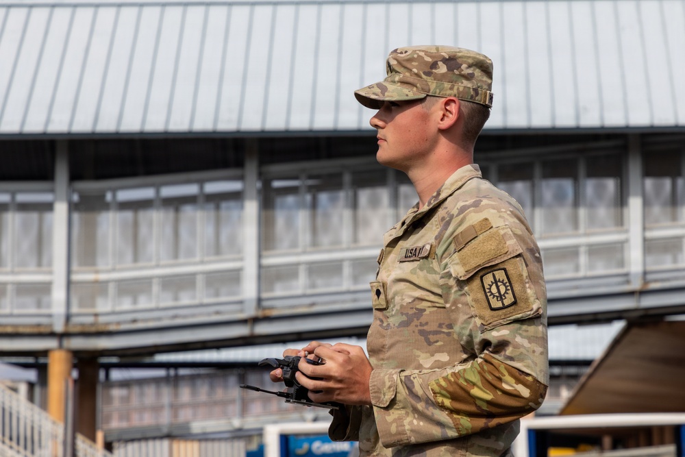 728th MP Academics and Drone Training in Palau