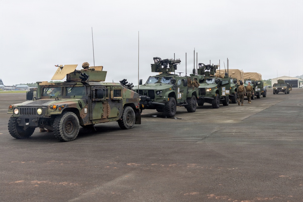 Tenacious Archer 26: U.S. Army and Marine Convoy