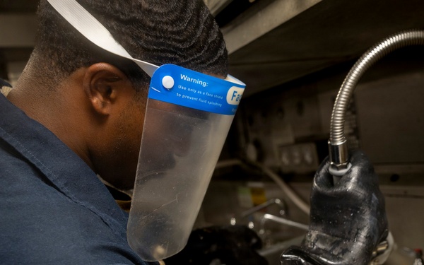 Delbert D. Black Sailors Conduct Daily Operations